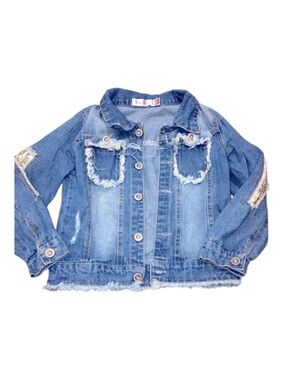 Alisa Style Girls 3-4 T Denim Jacket